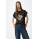 Camiseta Tiffosi Natalie chocolate